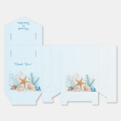 Ethereal Coastal Romance Wedding  フェイバーボックス (見開き)