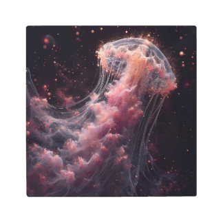 Ethereal Cosmic Clesy:スパの星雲の踊り メタルプリント