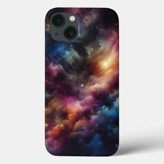 Ethereal Cosmic Nebula Phone Case - Vibrant Galaxy Case-Mate iPhoneケース (裏面)