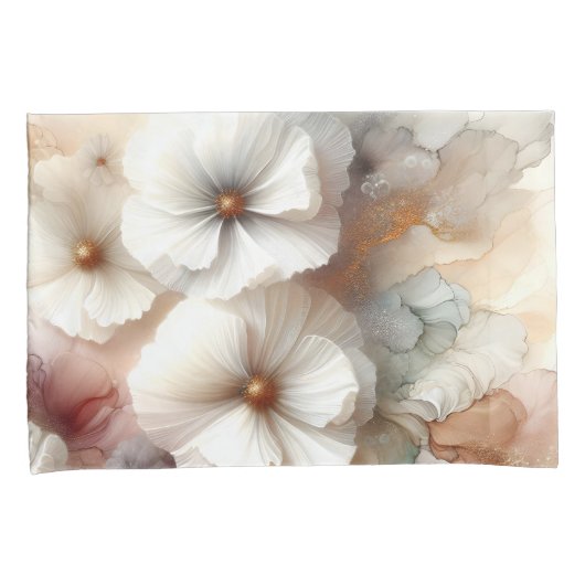 Ethereal Cosmos花 枕カバー (正面右)