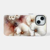 Ethereal Cosmos花 iPhone 15ケース (裏面横)