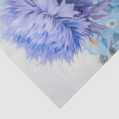 Ethereal Daisies & Purple & Blue Flowers Decoupage 薄葉紙 (詳細)