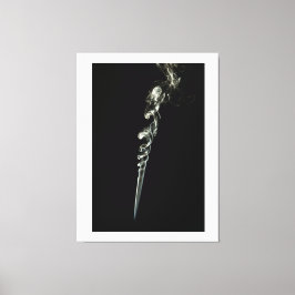 Ethereal Dance of Incense Smoke キャンバスプリント