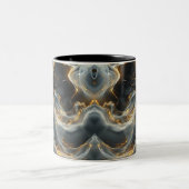 Ethereal Dance Of Light, Enchanting Art, Gift for  ツートーンマグカップ (中央)