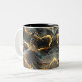 Ethereal Dance Of Light, Enchanting Art, Gift for  ツートーンマグカップ (正面左)