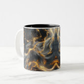 Ethereal Dance Of Light, Enchanting Art, Gift for  ツートーンマグカップ (正面左)