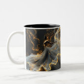 Ethereal Dance Of Light, Enchanting Art, Gift for  ツートーンマグカップ (左)