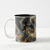 Ethereal Dance Of Light, Enchanting Art, Gift for  ツートーンマグカップ (左)