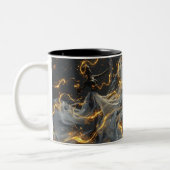 Ethereal Dance Of Light, Enchanting Art, Gift for  ツートーンマグカップ (左)