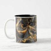 Ethereal Dance Of Light, Enchanting Art, Gift for  ツートーンマグカップ (左)