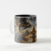 Ethereal Dance Of Light, Enchanting Art, Gift for  ツートーンマグカップ (正面左)