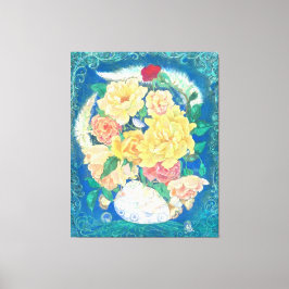 Ethereal Dove Bloom キャンバスプリント