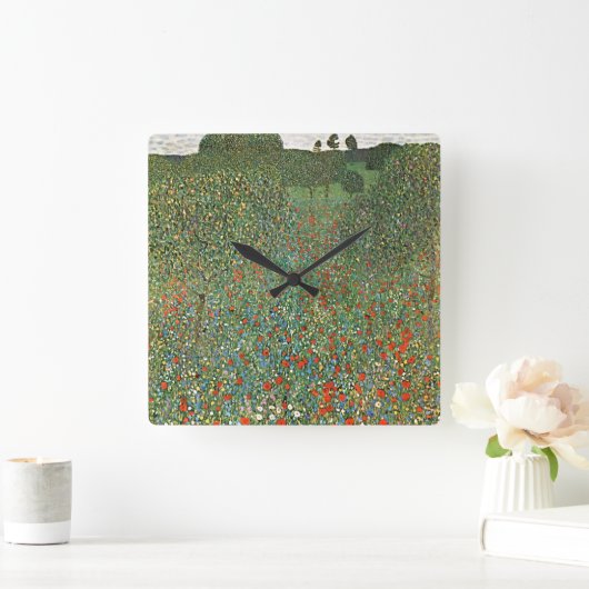 Ethereal Dreams: Gustavクリムトのモハンフェルド スクエア壁時計 (ホーム)