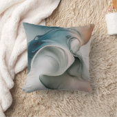 Ethereal Dreamscape：穏やかな抽象芸術 クッション (ブランケット)