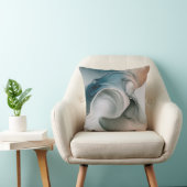 Ethereal Dreamscape：穏やかな抽象芸術 クッション (椅子)