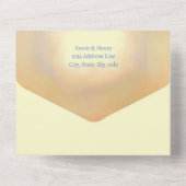 Ethereal & Dreamy Clouds All in One Wedding Invite オールインワン招待状 (裏面)