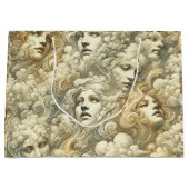 Ethereal Drift – ゴシックビクトリアン ラージペーパーバッグ (正面)