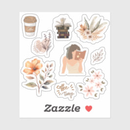 Ethereal Elegance：美的ステッカーコレクション シール