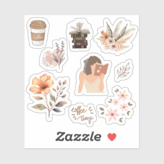 Ethereal Elegance：美的ステッカーコレクション シール