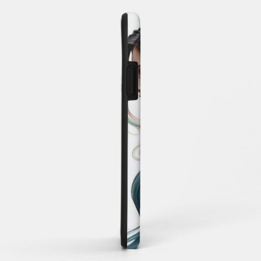 Ethereal Elegance: AIデザインの美女 Case-Mate iPhoneケース (裏面/右)