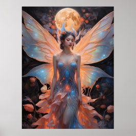 Ethereal Elegance Fairy Poster ポスター