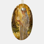 Ethereal Elf Maiden - Art Nouveau Style セラミックオーナメント (右)