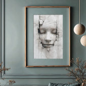 Ethereal Enbrace：壁の中の顔 ポスター