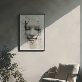 Ethereal Enbrace：壁の中の顔 ポスター