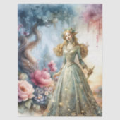 Ethereal Enchanted Heavenly Princess Decoupage 薄葉紙 (正面)