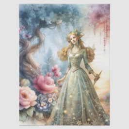 Ethereal Enchanted Heavenly Princess Decoupage 薄葉紙