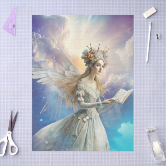 Ethereal Enchanted Heavenly Princess Decoupage 薄葉紙 (クラフト)