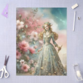 Ethereal Enchanted Heavenly Princess Decoupage 薄葉紙 (クラフト)