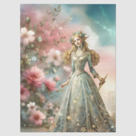 Ethereal Enchanted Heavenly Princess Decoupage 薄葉紙