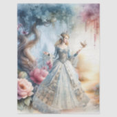 Ethereal Enchanted Heavenly Princess Decoupage 薄葉紙 (正面)