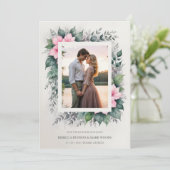 Ethereal & Enchanting Botanicalソフトフローラ写真 セーブザデート (スタンド正面)