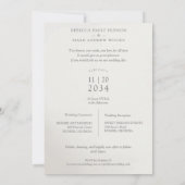 Ethereal & Enchanting Botanicalソフトフローラ写真 招待状 (裏面)