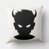 Ethereal Enigma:デーモンボーイイラストレーション クッション (裏面)