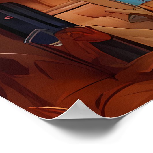 Ethereal Essence:アフリカの夢のポートレート意欲を起こ ポスター (角)