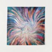 Ethereal Essence – モザイクアート タペストリー (正面(横))