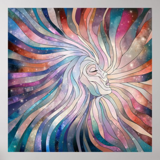 Ethereal Essence – モザイクアート ポスター (正面)