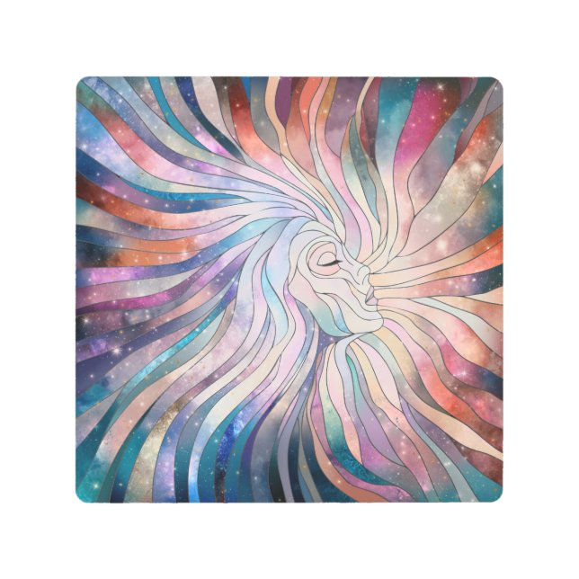 Ethereal Essence – モザイクアート メタルプリント (正面)