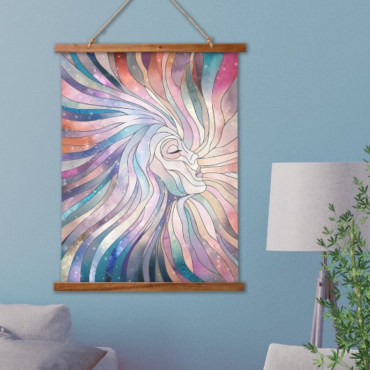 Ethereal Essence – モザイクアート 吊り下げ型タペストリー