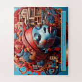 Ethereal Essence: African Dreams Portrait Motivate ジグソーパズル (縦)