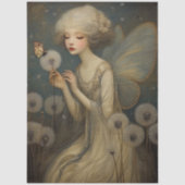 Ethereal Fairy & Dandelion Magical Decoupage Art 薄葉紙 (正面)