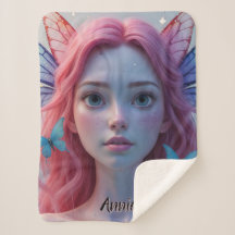 Ethereal Fairy Girl：シェルパ毛布