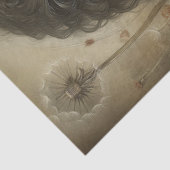 Ethereal Fairy in Meadow of Dandelions Fantasy Art 薄葉紙 (詳細)