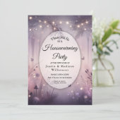 Ethereal Fairy Lights Forest Housewarming Party 招待状 (スタンド正面)