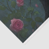 Ethereal Fairy Surrounded By Vibrant Pink Roses 薄葉紙 (詳細)