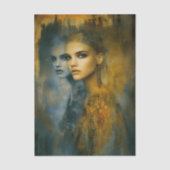 Ethereal Feminine Mystical Duality EW2L Decoupage 薄葉紙 (正面)