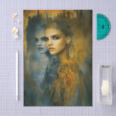 Ethereal Feminine Mystical Duality EW2L Decoupage 薄葉紙 (クラフト)